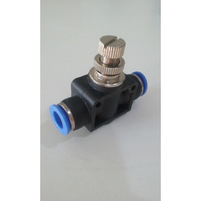 REGULADOR DE FLUXO MEIO DE MANGUEIRA METÁLICO 8 mm